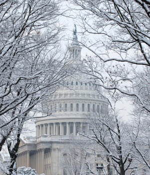 US Capitol Winter photo