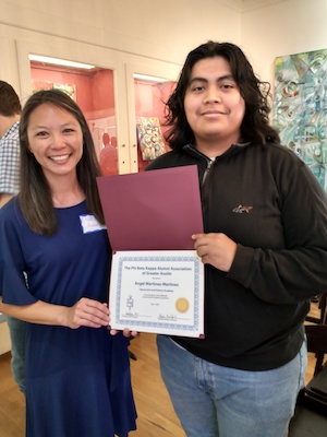 Angel Martinez-Martinez student awardee